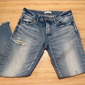Moussy Vintage Light Blue Button-Fly Denim Jeans 100% cotton